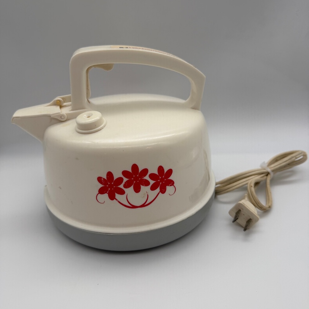 Vintage Kitchen Gourmet Electric Kettle Tea Pot Hot Pot H14A-0695 Up to 4 Cups